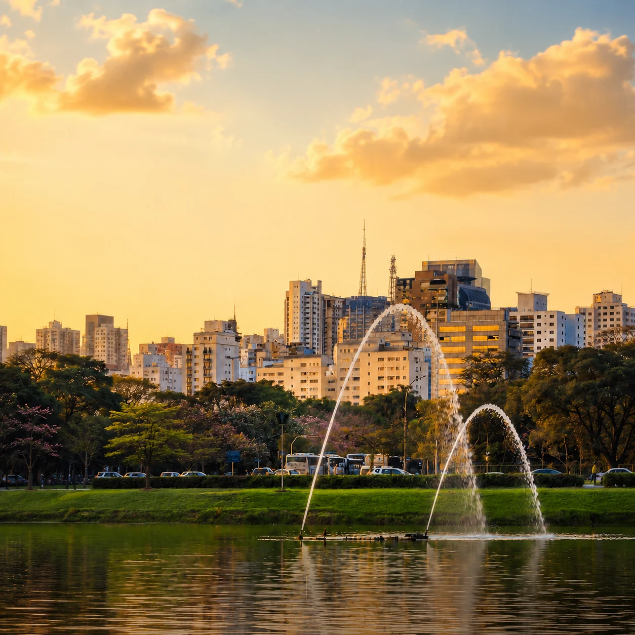 Vista de São Paulo, cidade da turma do curso Restaura Posteriores